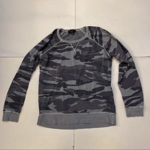 Lucky Brand Camo Print Sweatshirt